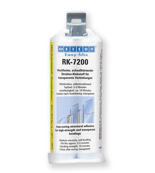 Easy-Mix RK-7200 MMA Transparent Structural Acrylic Adhesive